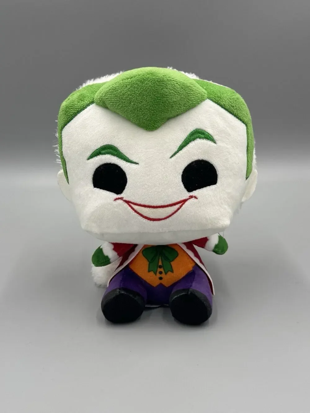 Funko The Joker Christmas Holiday Plush In Santa Hat 8” Stuffed Doll